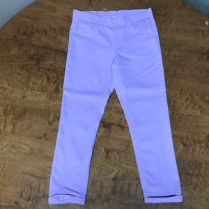 Purple wonder nation girls size 10-12 jeans